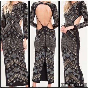 Brand new dress with hand beading